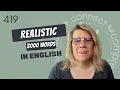 Learn English Vocabulary Realistic - Definitions Usage Collocations and Opposites