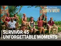 Survivor 45 Unforgettable Moments