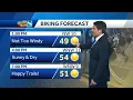 Things stay warm breezy this afternoon