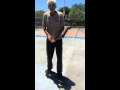 Old man skateboard tricks - kick flip sisi pop