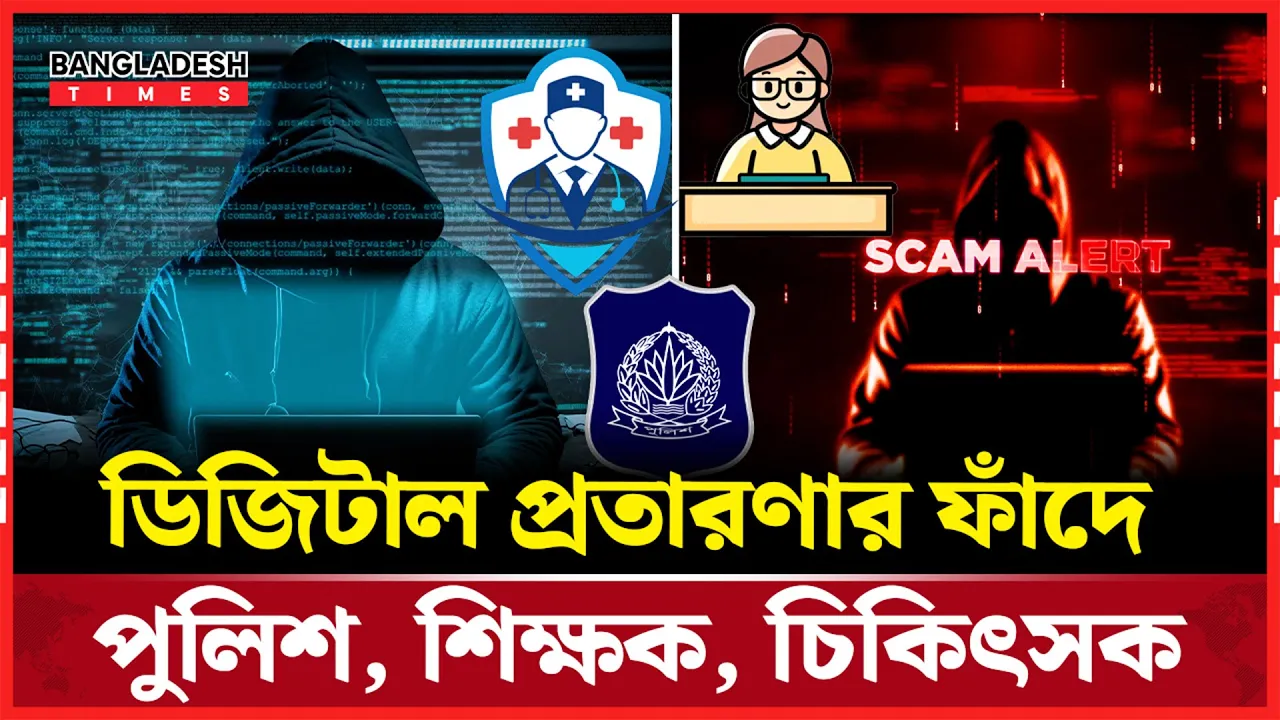 ডিজিটাল প্রতারকদের টার্গেট পুলিশ, শিক্ষক ও চিকিৎসক