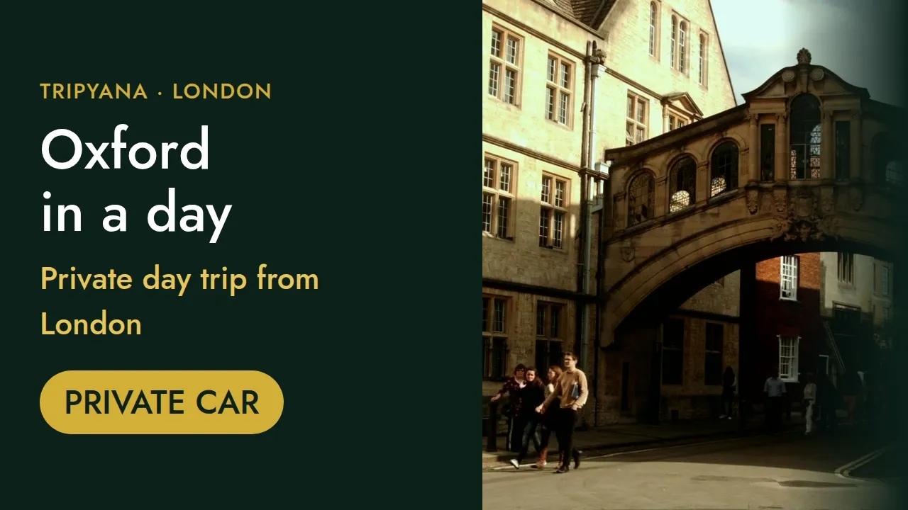 Oxford Day Trip from London by Private Car: Colleges, Bridge of Sighs and Blenheim