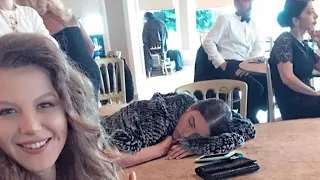 نجوم مسلسل فضيله خانم وبناتها في كواليس  نجوم مسلسل فضيله خانم وبناتها في كواليس