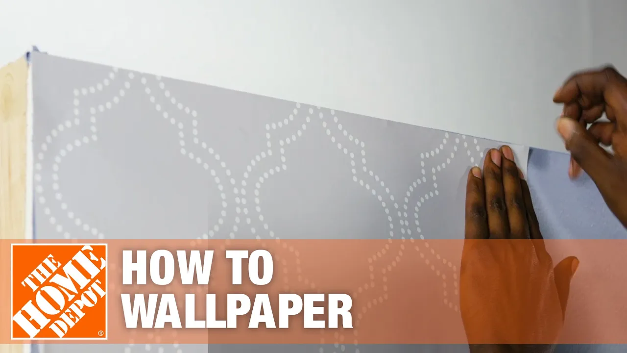 How to Hang Peel-and-Stick Wallpaper | The Home Depot