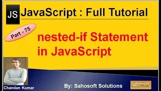 Nested if Statement in JavaScript JavaScript Full Tutorial in Hindi