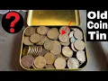 Yard Sale Find - An Old Tin Full of Wheat Pennies