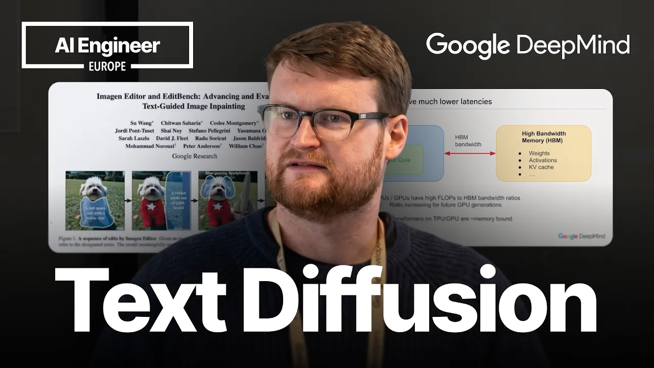 Text Diffusion — Brendan O’Donoghue, Google DeepMind: video thumbnail