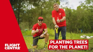 How Flight Centre supports reforestation projects!