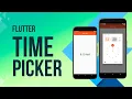 Flutter TimePicker Widget Simple Way