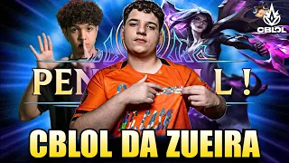 PENTAKILL no ÚLTIMO SEGUNDO e o MANIACO da KALECADA - CBLOL DA ZUEIRA