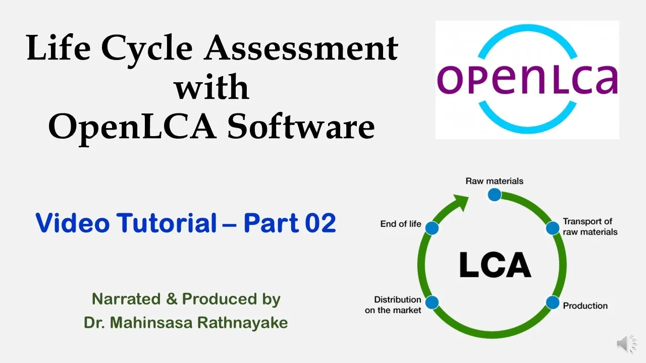OpenLCA Software Tutorial - Part 02