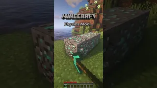 Minecraft But The Physics Mod Is Installed 