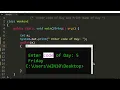 Java program to print day name of weekend using switch statement Learn Coding