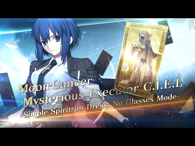 Fate/Grand Order - Mysterious Executor C.I.E.L Simple Spiritron Dress, No Glasses Mode Introduction