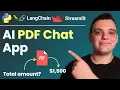 Build an AI PDF Chat App with Python using LangChain Streamlit Step-by-Step Tutorial