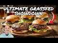 US WELLNESS MEATS 4 MEAT GRASSFED BURGER SHOWDOWN LAMB BISON PORK BEEF - Grassland Beef REVIEW