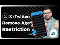 How to Fix Twitter X Age Verification Error - Remove Twitter X Age Verification Pop-Up