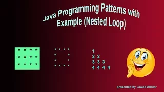 Java programming pattern with Example 1 Nested Loop java pivot