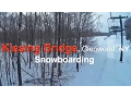 Snowboarding at Kissing Bridge NY