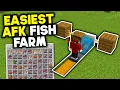 EASIEST AFK Fish Farm Minecraft Bedrock 26 1 2026 ALL VERSIONS