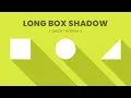 Flat Long Box Shadow Using CSS Vanilla Javascript CSS Box Shadow Effects