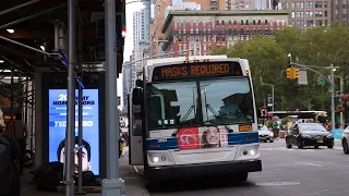MTA New York City Bus 2008 Orion VII NG Hybrid 3885 on the M1 Bus
