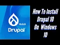Drupal 10 installation - How to Install Drupal 10 on Windows 10 Localhost with XAMPP RockingSupport