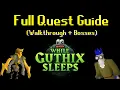 While Guthix Sleeps Quest Guide Full Walkthrough Bosses