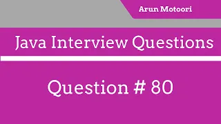 Java Interview Questions - How to represent a file in Java