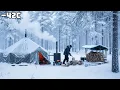 Lagu –42°C Extreme Cold Camp | Hot Tent Survival