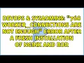 768 worker - connections are not enough error after a fresh installation of nginx and ROR