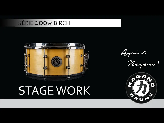 Caixa Nagano Stage Work ALL Birch 14x6,5 Die Cast NCB1465 : Caixas