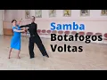 Lagu Samba Basic Lesson - Shadow Botafogos, Travelling Voltas, Continuous Volta Spot Turn