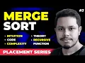 Lec 3 Merge Sort Algorithm Recursion DSA for Placement