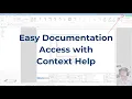 A Minute with Mike Easy Documentation Access with Context Help
