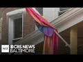 Pride flags in Baltimore neighborhood forcibly taken down