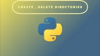 Create Delete directories using python
