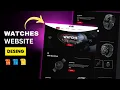 Responsive E-commerce Website Watches Website Using HTML CSS And JavaScript