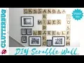 DIY Scrabble Tiles - Dollar Store DIY Decor Idea