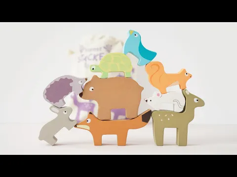 Woodland Stacking Forest Animals & Bag