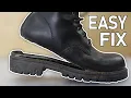 How to Fix a Boot Sole and Shoe Sole