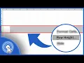 How to Change Row Height in Excel
