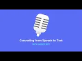 Speech to text in javascript In my website How to convert speech into text using javascript