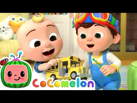 Download MP3 Wheels on the Bus Toy Edition | CoComelon | 🚌Wheels on the BUS Songs! | 🚌Nursery Rhymes for Kids