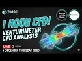 CFD Tutorial 1 for Fluent and Multiphysics Venturimeter Hydrodynamics 10X