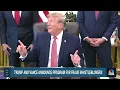 LIVE: Trump and Vance make announcement on fraud whistleblower program | NBC News