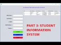 Part 3 Student information system Student Management System in java netbeans and mysql