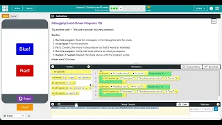 Code org Event-Driven Programming Lesson 2