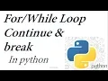 Python Tutorial for Beginners 7 Repetition structure For loop While Loop