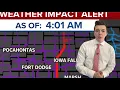 Travel is still not advised for much of central Iowa to start the Monday commute